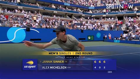 Us Open Highlight Jannik Sinner Vs Alex Michelsen Round