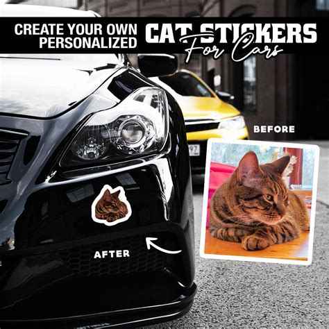 Custom Cat Stickers for Cars | Printed Memories · Printed Memories