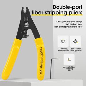 Jual Cfs Two Port Fiber Optical Stripper Pliers Wire Strippers Ftth