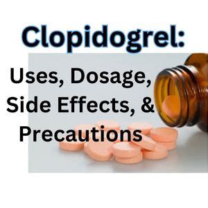 The Ultimate Guide to Clopidogrel 75 mg: Benefits, Dosage, and Side Effects