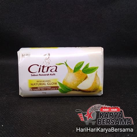 Jual CITRA BODY WASH BAR SOAP BENGKOANG NATURAL GLOW 70GR Shopee