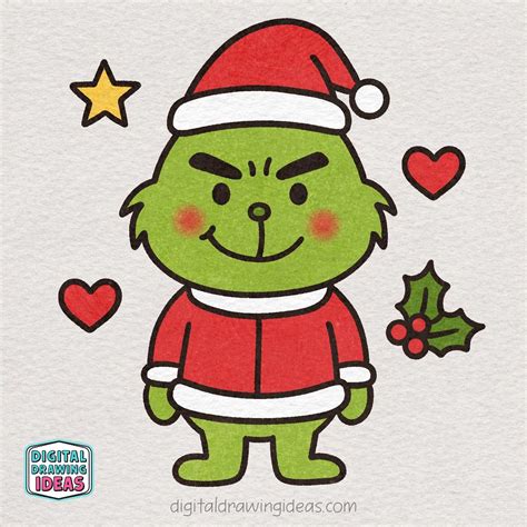 the grinch drawing 1