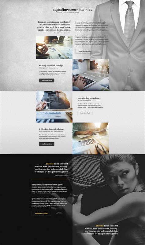 Website, Wireframe, Layout | Investing, Work hard, Learning