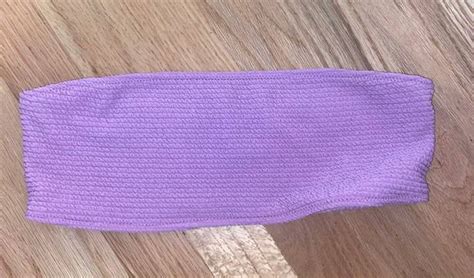 LA Hearts Bandeau Bikini Top Purple 8 73 Off Retail From Harper