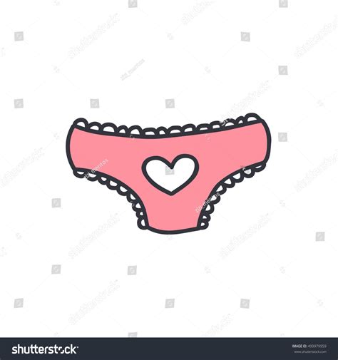 Doodle Icon Panties Vector Illustration Stock Vector Royalty Free