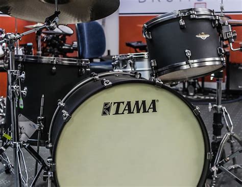 Tama Starclassic Maple 3 Piece Drum Set Flat Black Reverb