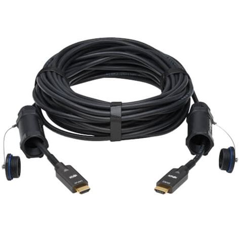 Armored Hdmi Active Optical Cable Aoc 4k 60hz 18 Gbps Hdr Ip68