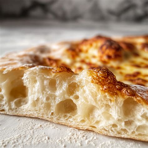artisan pizza dough crispy chewy bubbly crust
