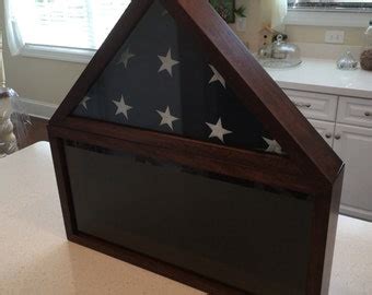 Memorial Flag Display Case With Shell Casings - Etsy