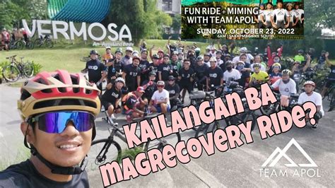 Effective Ba Mag Recovery Ride Fun Ride Miming Bonding With Team