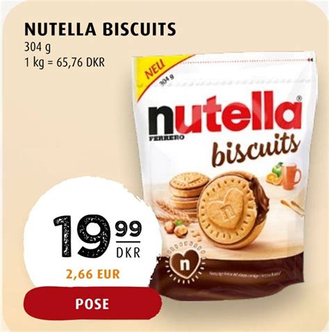 Nutella Biscuits Tilbud Hos Scandinavian Park