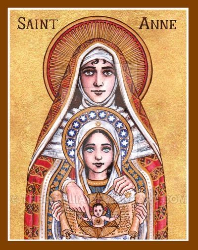 St Anne Was The Mother Of The Virgin Mary And The Grandmother Of Jesus