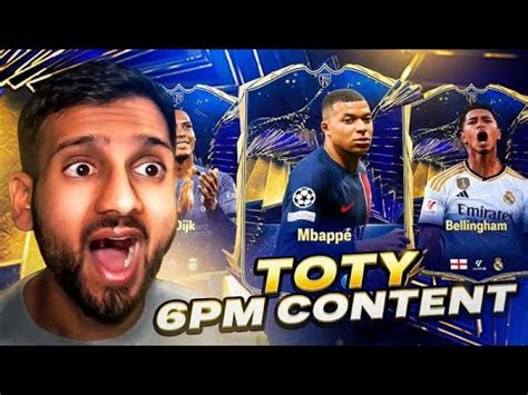 EA FC 24 6PM CONTENT FULL TOTY HONOURABLE MENTIONS TEAM PACK