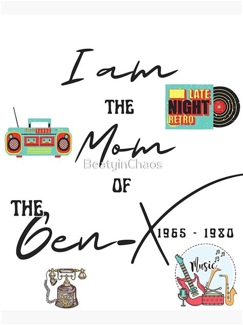 "Gen-X Generation X" Poster for Sale by BeatyinChaos | Redbubble