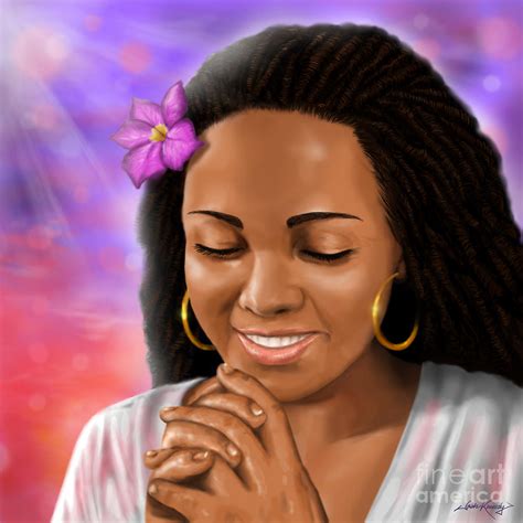 Woman Praying Digital Art by Josh Kennedy