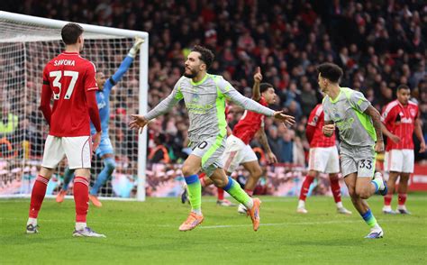 Nottingham Forest 1-2 Man City result - Rayan Cherki fires late winner