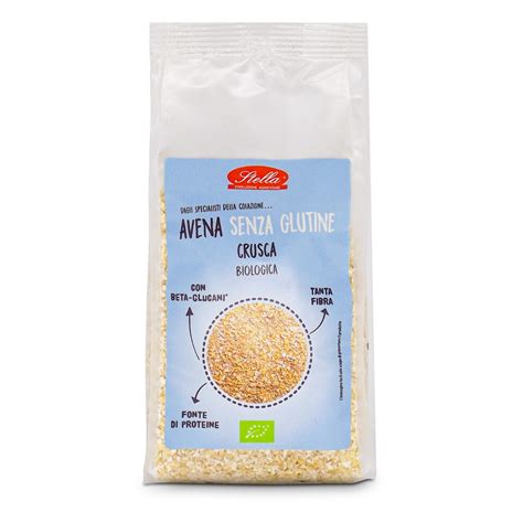 Crusca Di Avena Integrale Bio Senza Glutine Stella Foods