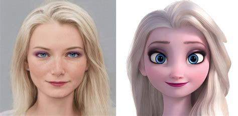 Elsa in full makeup : r/Frozen