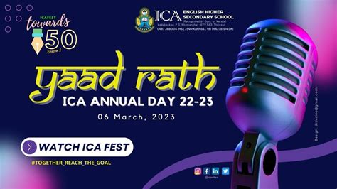 Yaad Raath Ica Annual Day 2023 Youtube