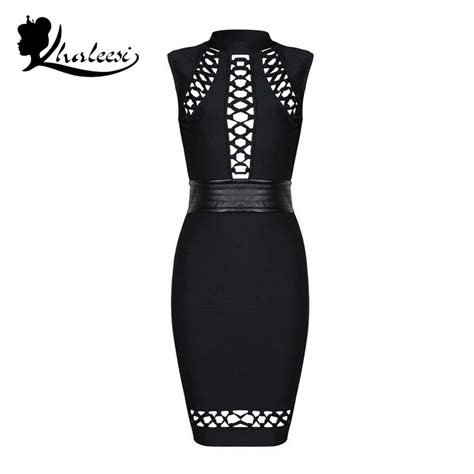 Khaleesi 2017 New Summer Bandage Dress Women Sleeveless O Neck Hollow