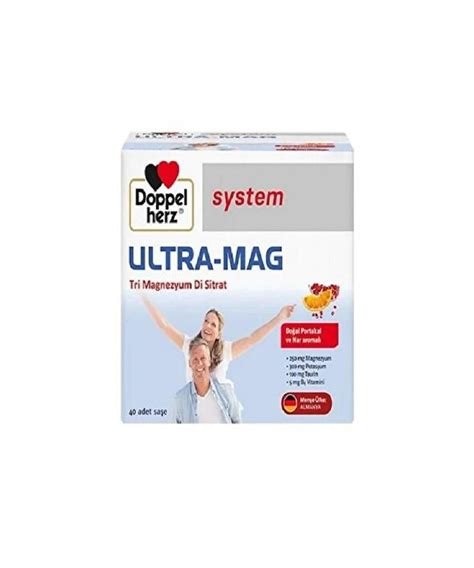 Doppelherz System Ultra Mag 40 Saşe Fiyatları ve Modelleri Pazarama