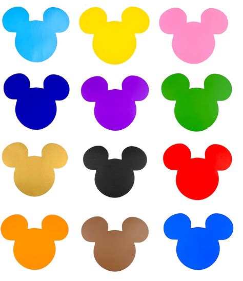 3 Inch Mickey Mouse Many Colors Vinyl Decal Dots Wall Etsy