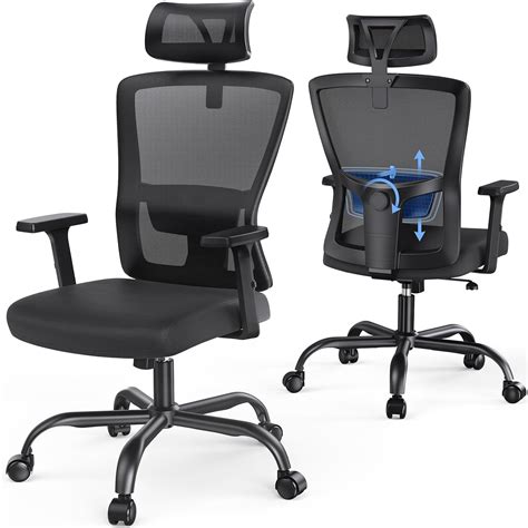 office chair with adjustable lumbar support 1