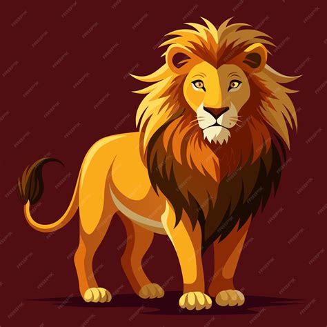 Exploring the Endangered Asiatic Lions Realm | Premium AI-generated vector