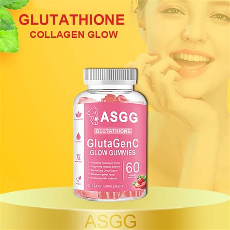 ASGG Glutathione Collagen Glow Health And Beauty Supplements