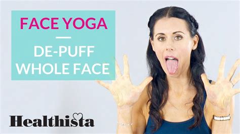 Reduce A Puffy Face Anti Ageing Face Yoga In Seconds Youtube