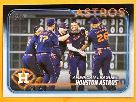 Houston Astros 132 Prices 2024 Topps Baseball Cards