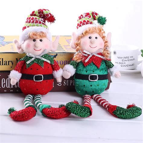 Weihnachten Rot Gr N Gnom Elf Puppe Ornamente Weihnachts Baum H Ngen