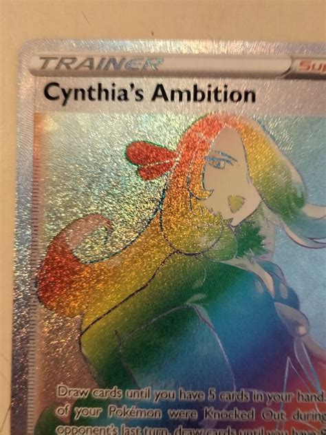 Cynthia S Ambition Secret Rare Brilliant Stars Pokemon Tcg Nm