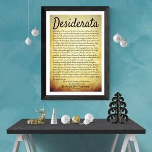 Desiderata Desiderata Poster Desiderata Poem Full Text Full Poem