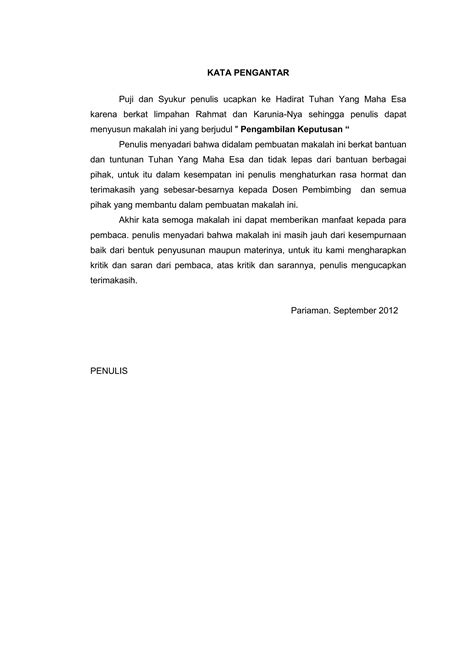 Makalah Manajemen Pengambilan Keputusan Pdf