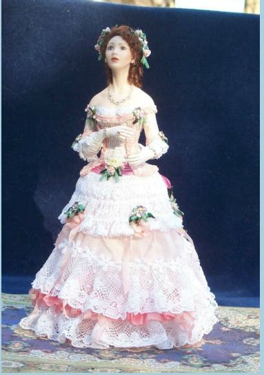 Rose Stacy Hofman Doll Miniature Dress Bride Dolls Victorian Dolls