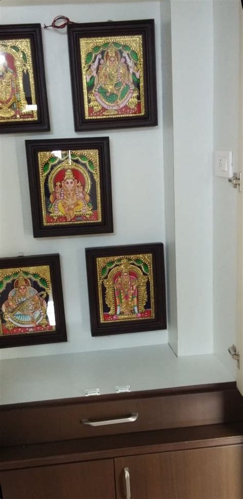 Wooden Personalizedf Murugan Tanjore Paintings Customized Handmade