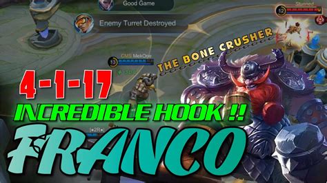 Franco Hook Gameplay Best Build Autowin Solo Rank Ranked