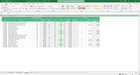 Inventory Management Excel and Google Sheets Template - Simple Sheets