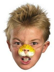 Kids Tiger Nose Whiskers Costume Latex Mask Child Boys Girls Leopard ...