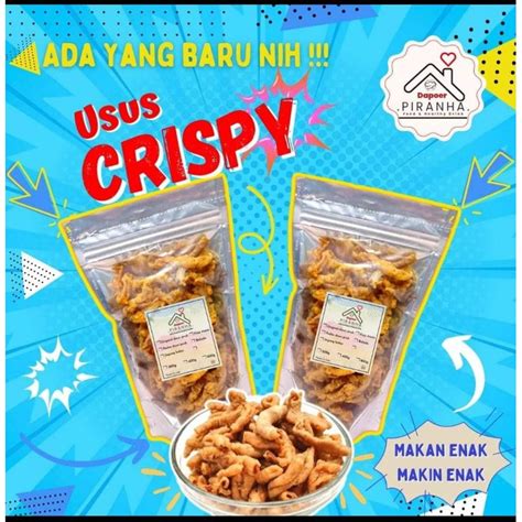 Jual Usus Crispy Renyah Gurih Kemasan Gr Shopee Indonesia