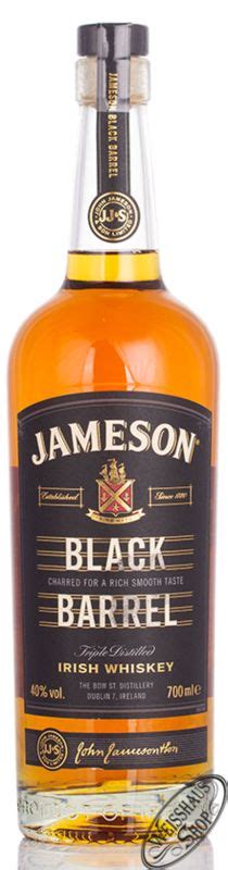 Jameson Black Barrel Irish Whiskey Vol L Weisshaus Shop