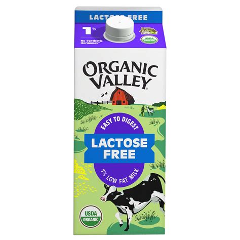 Organic Valley Ultra Pasteurized Lowfat Organic 1 Lactose Free Milk