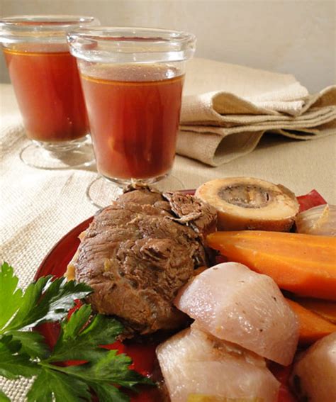 Recette De Jarret De Veau En Pot Au Feu Traditionnel La Cocotte La