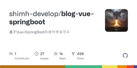 Blog Vue Springboot README Md At Master Shimh Develop Blog Vue