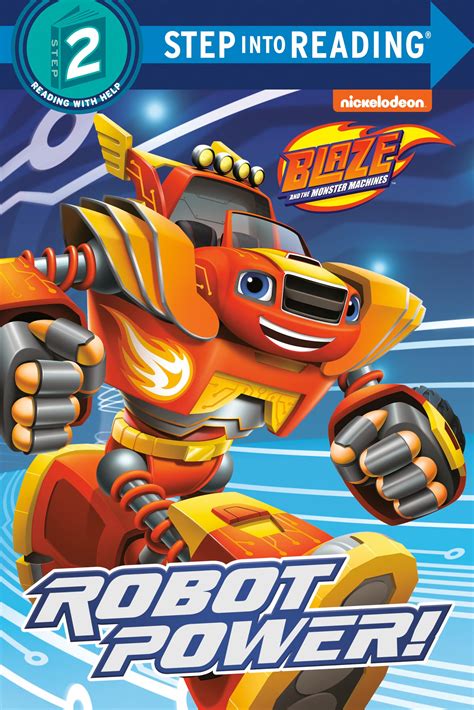 Robot Power Blaze And The Monster Machines Step Into Reading