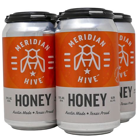 Meridian Hive Honey Mead 12 Oz Cans Shop Beer At H E B