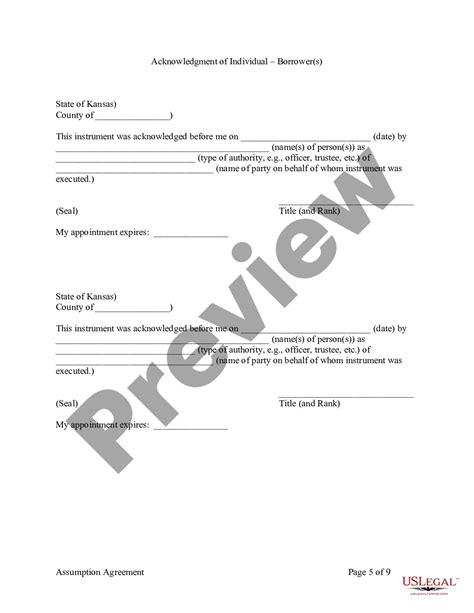 Kansas Assumption Agreement Of Mortgage And Release Of Original Mortgagors Us Legal Forms