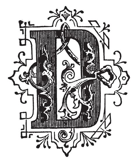 Ornamental Letter D Stock Illustrations – 371 Ornamental Letter D Stock ... 
