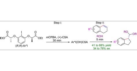 Metal Free Asymmetric Synthesis Of Indanes Through Chiral Hypervalent